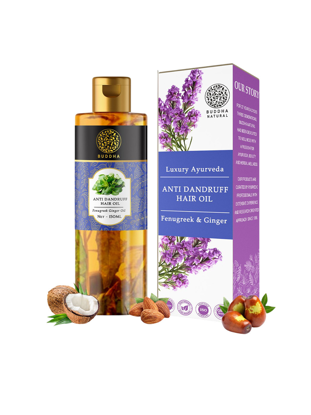 BUDDHA NATURAL Anti Dandruff Hair Oil-150ml