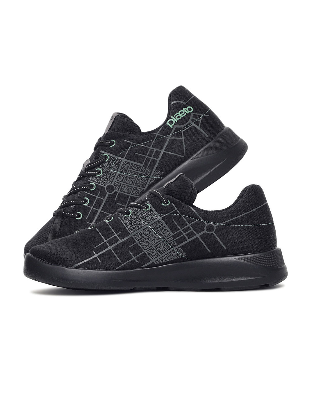 plaeto Men Maidaan Multiplay Mesh Non-Marking Running Shoes