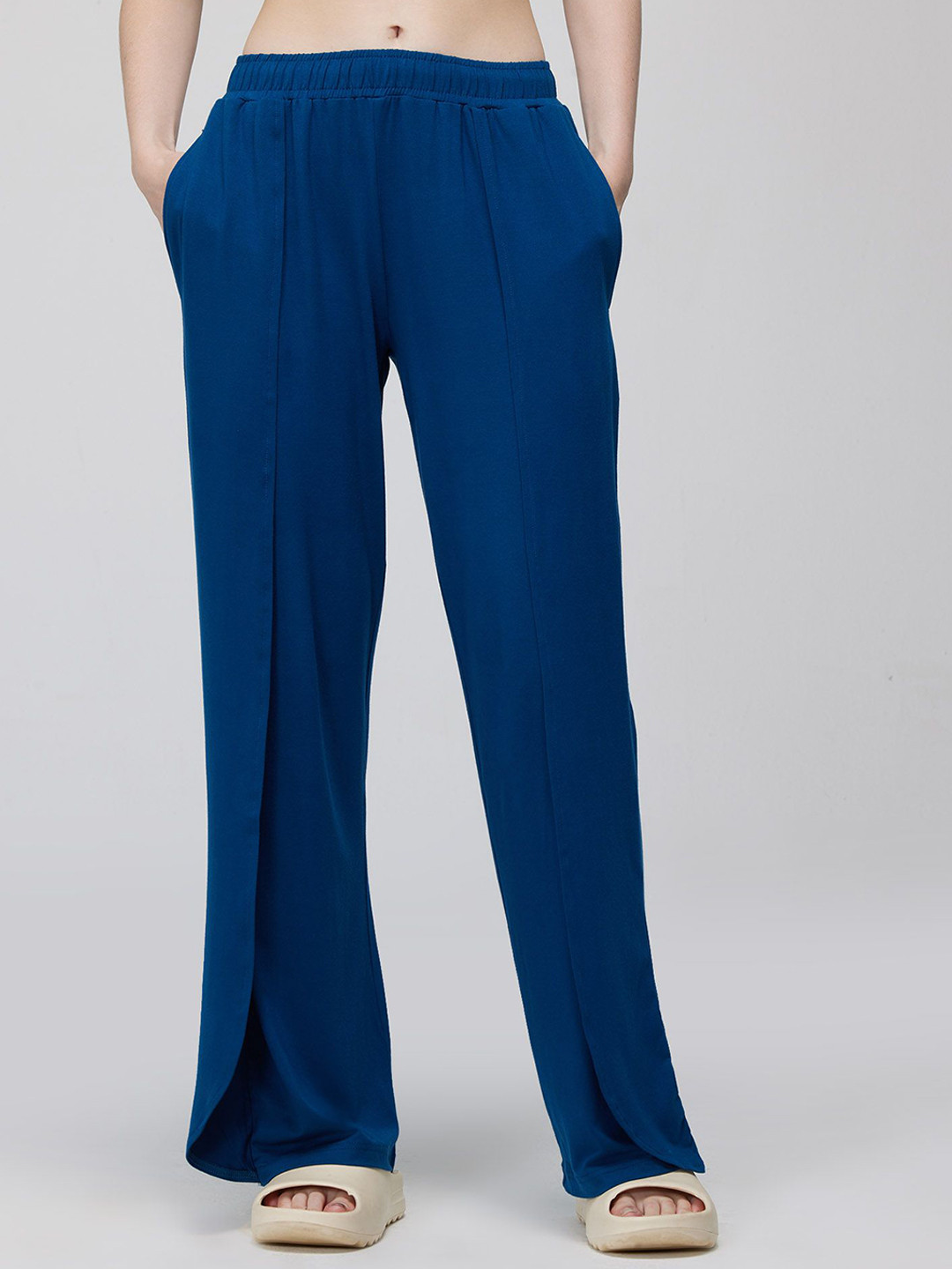 Cava Blue Ease Flare Pants