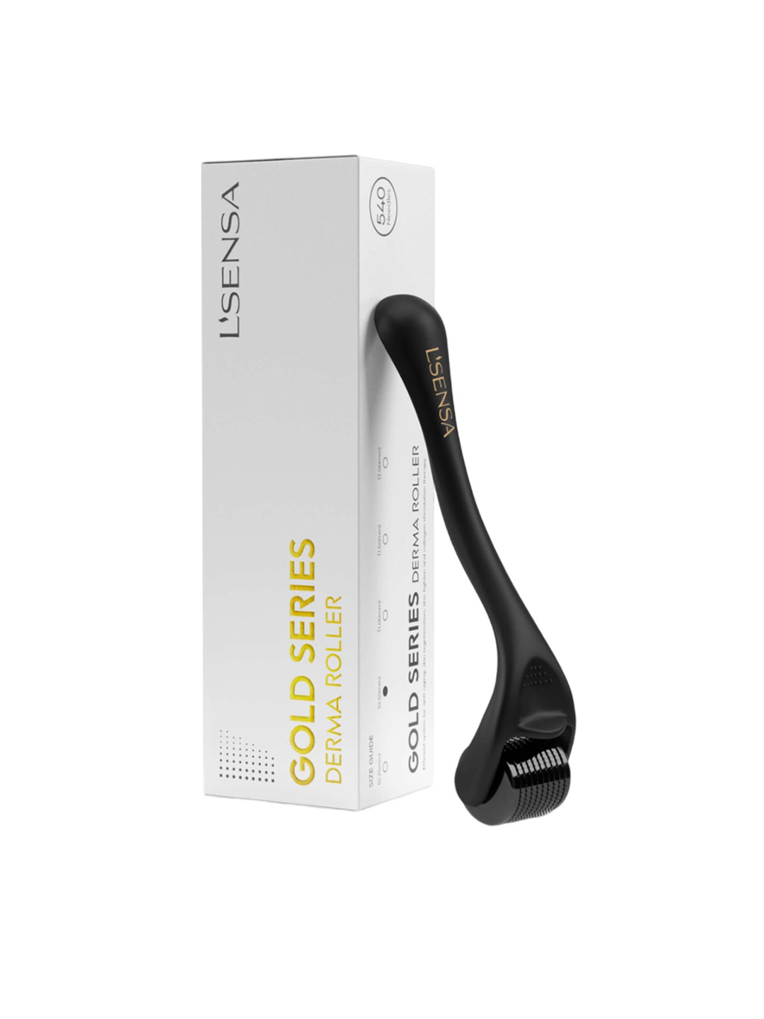L'SENSA Gold Series Face Derma Roller - Black