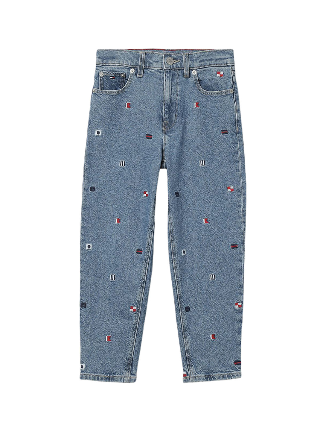 Tommy Hilfiger Boys Mid-Rise No Fade Cotton Jeans