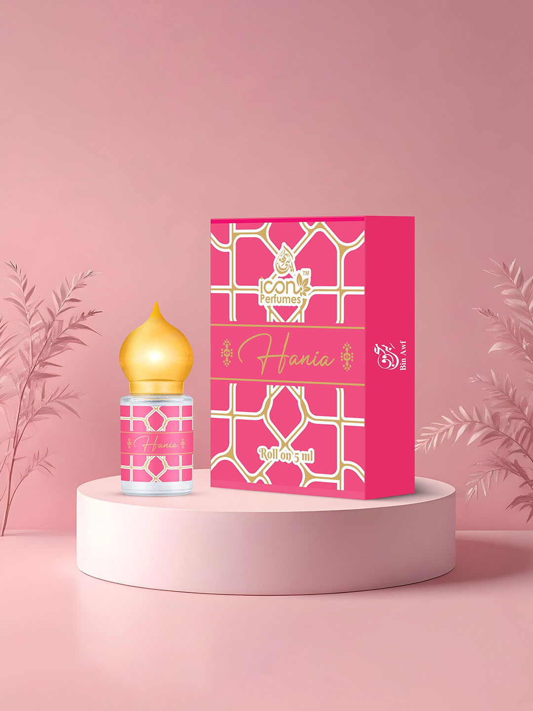 BinAwf Icon Series Hania Attar Roll On 5 ml