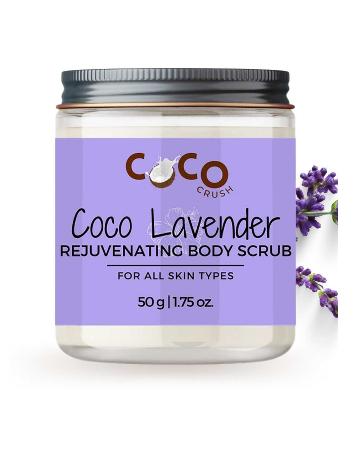Coco Crush Coco Lavender Rejuvenating Body Scrub - 50 g