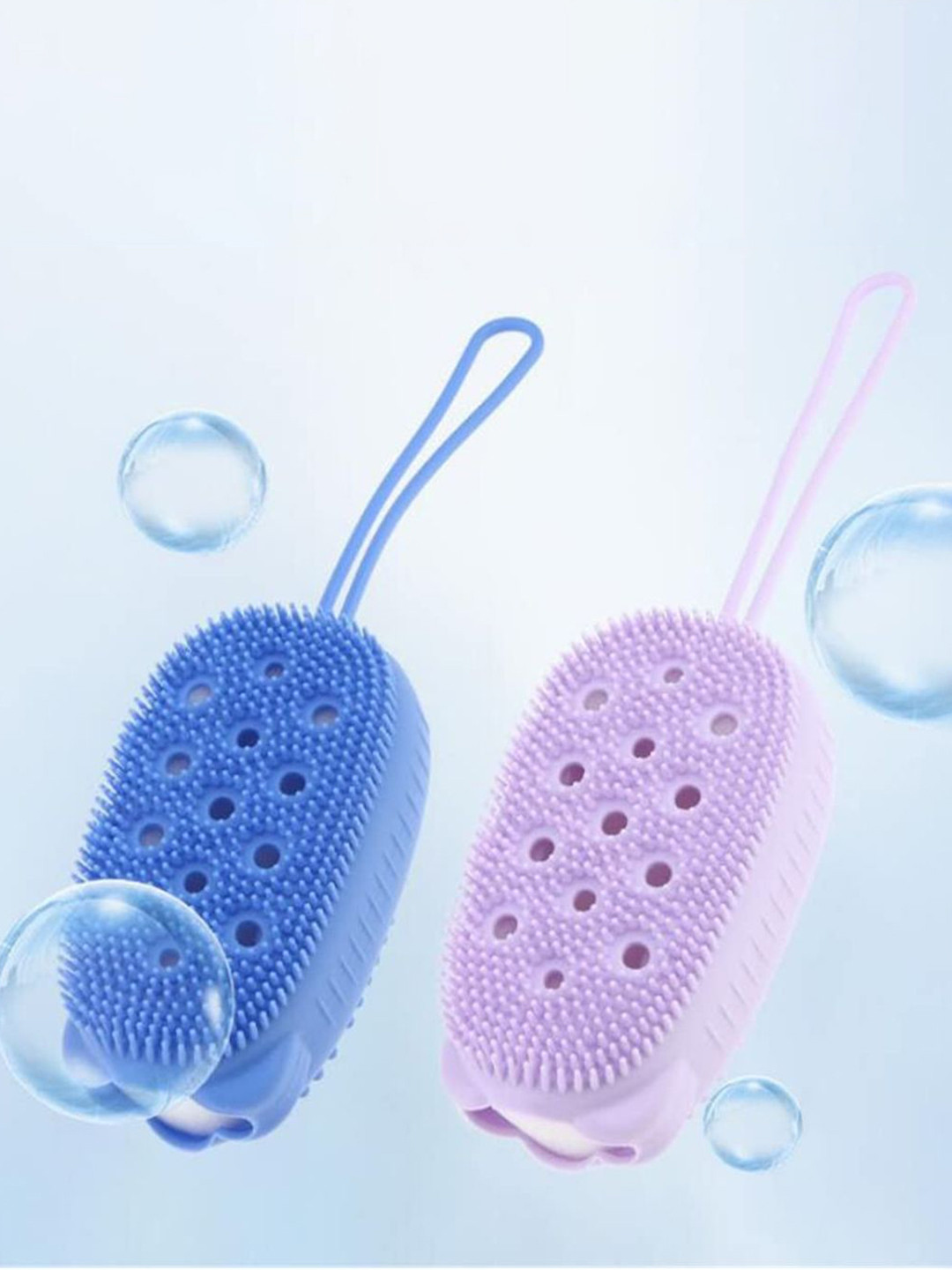 Adbeni Assorted 2-in-1 Silicon Exfoliating Body Scrubber