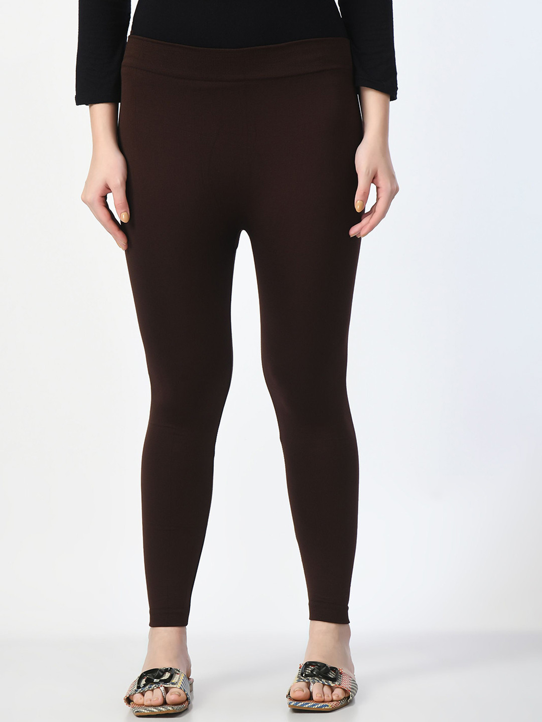 JMT Wear Ribbed High Rise Thermal Bottoms