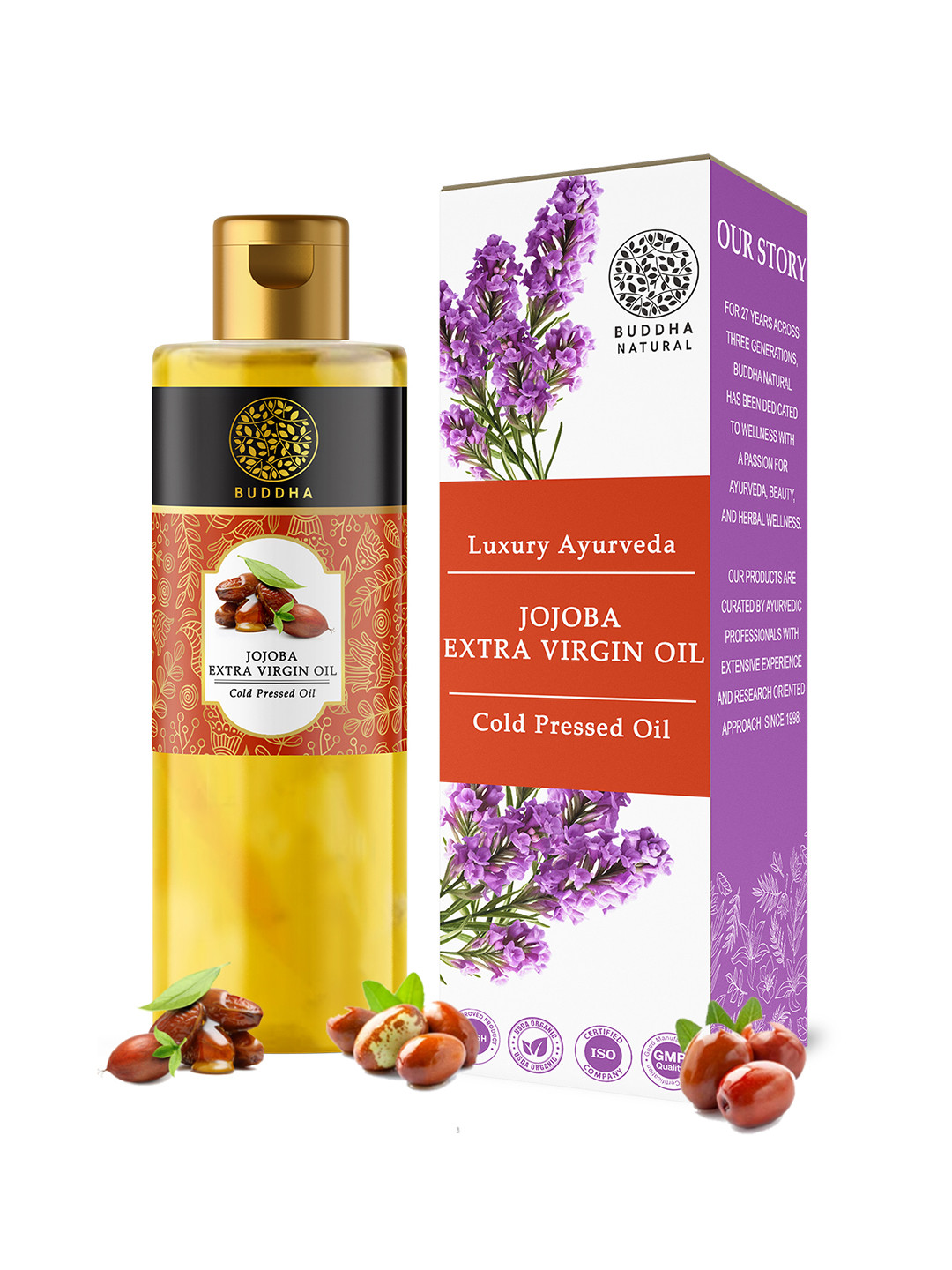 BUDDHA NATURAL Jojoba Oil For Skin & Hair-150ml