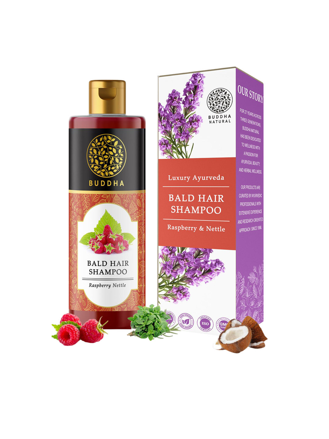 BUDDHA NATURAL Luxury Ayurvedha Bald Hair Shampoo - 200 ml