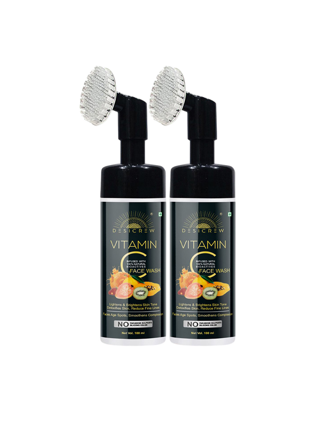 Desi Crew Set Of 2 Vitamin C Face Wash 100 ml Each