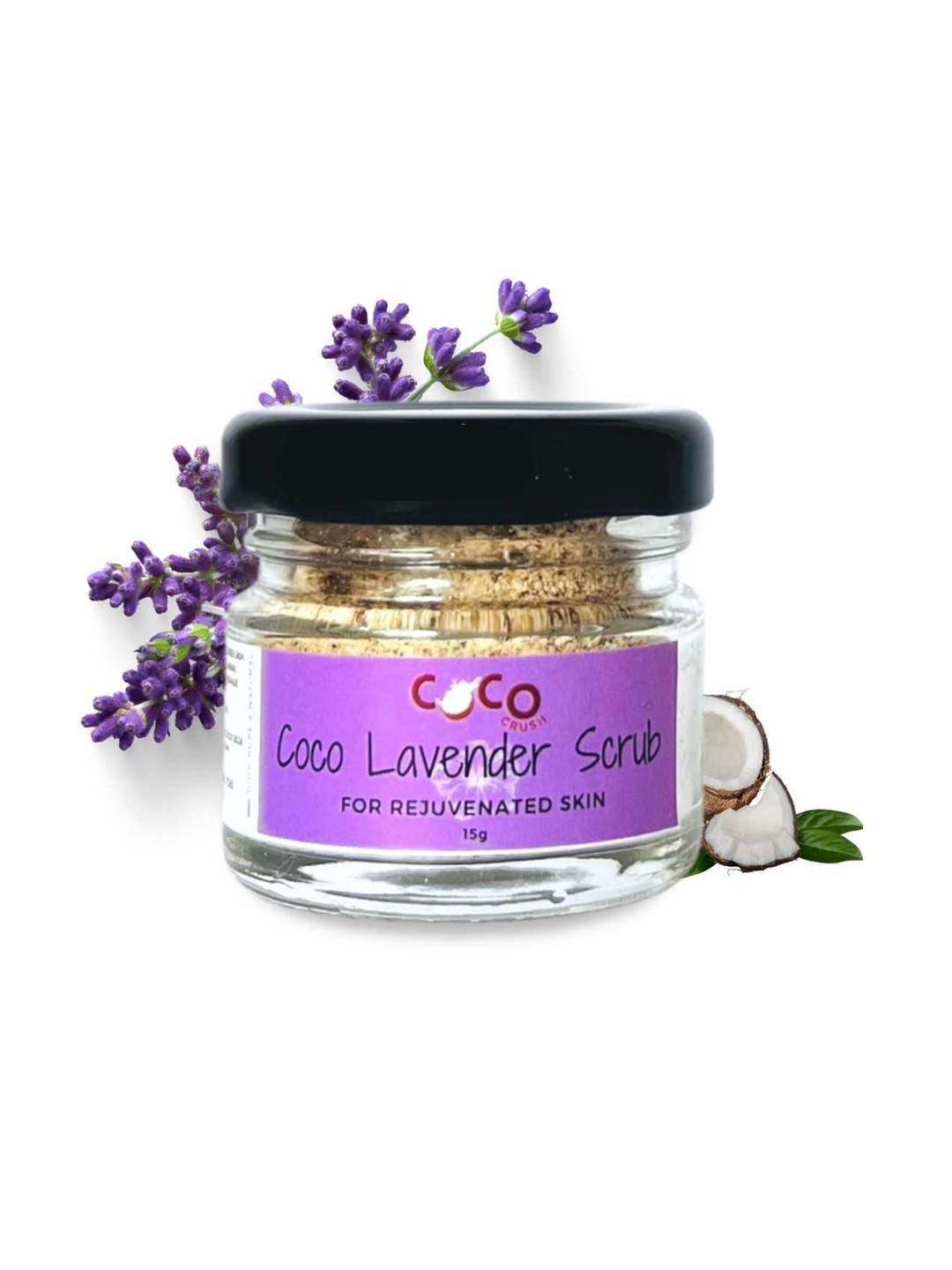 Coco Crush 100% Natural Coco Lavender Scrub - 15 g