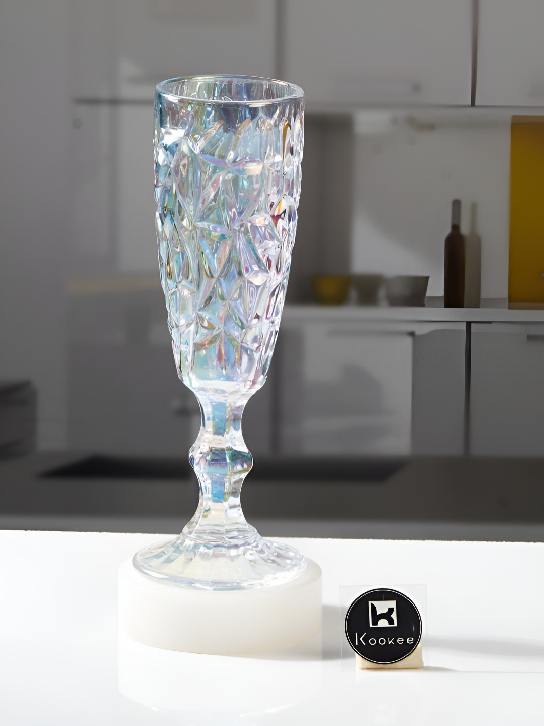 Kookee Blue Crystal Wine Glass 150ml