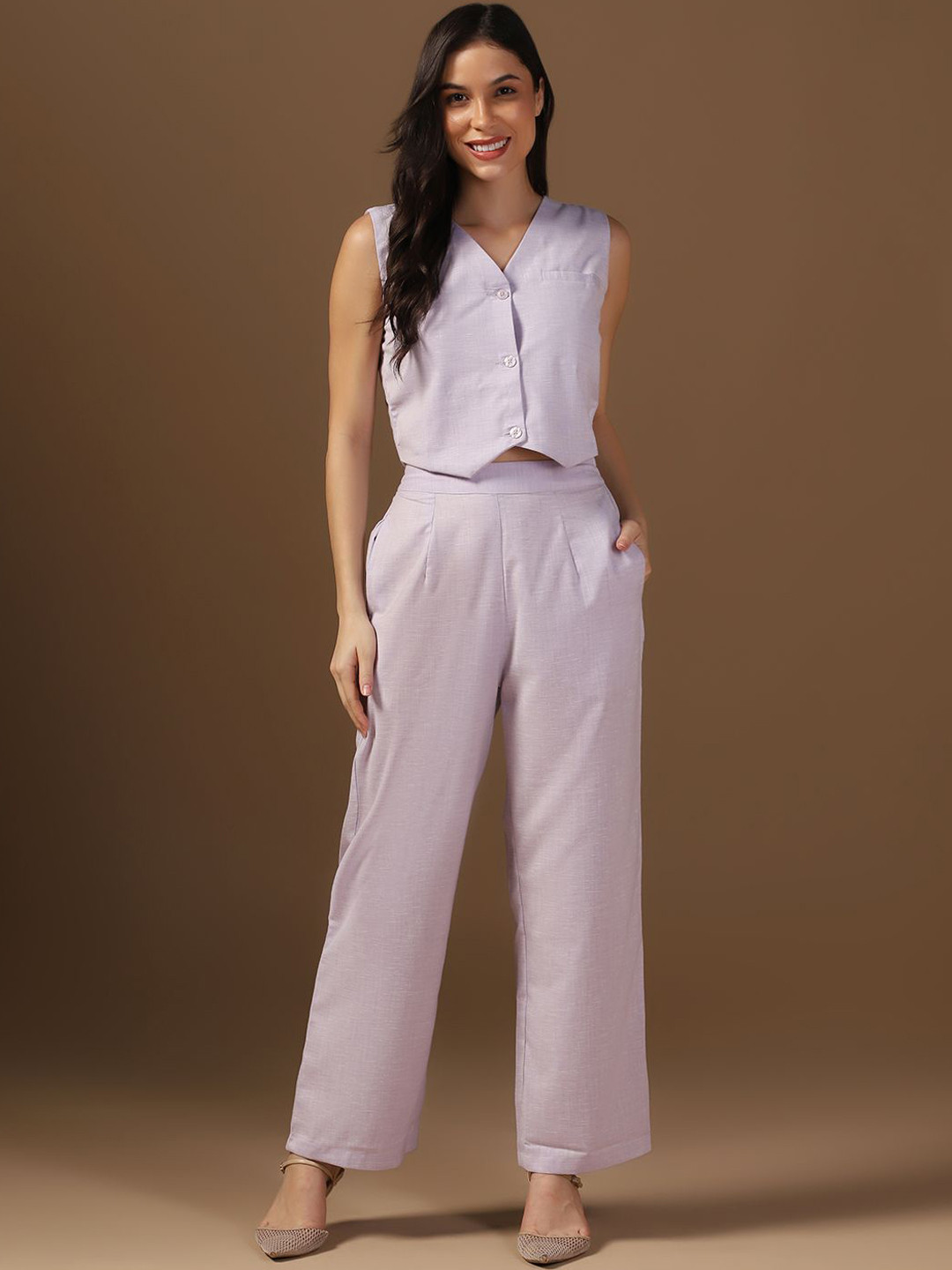TAHVO V-Neck Vest Top & Trouser