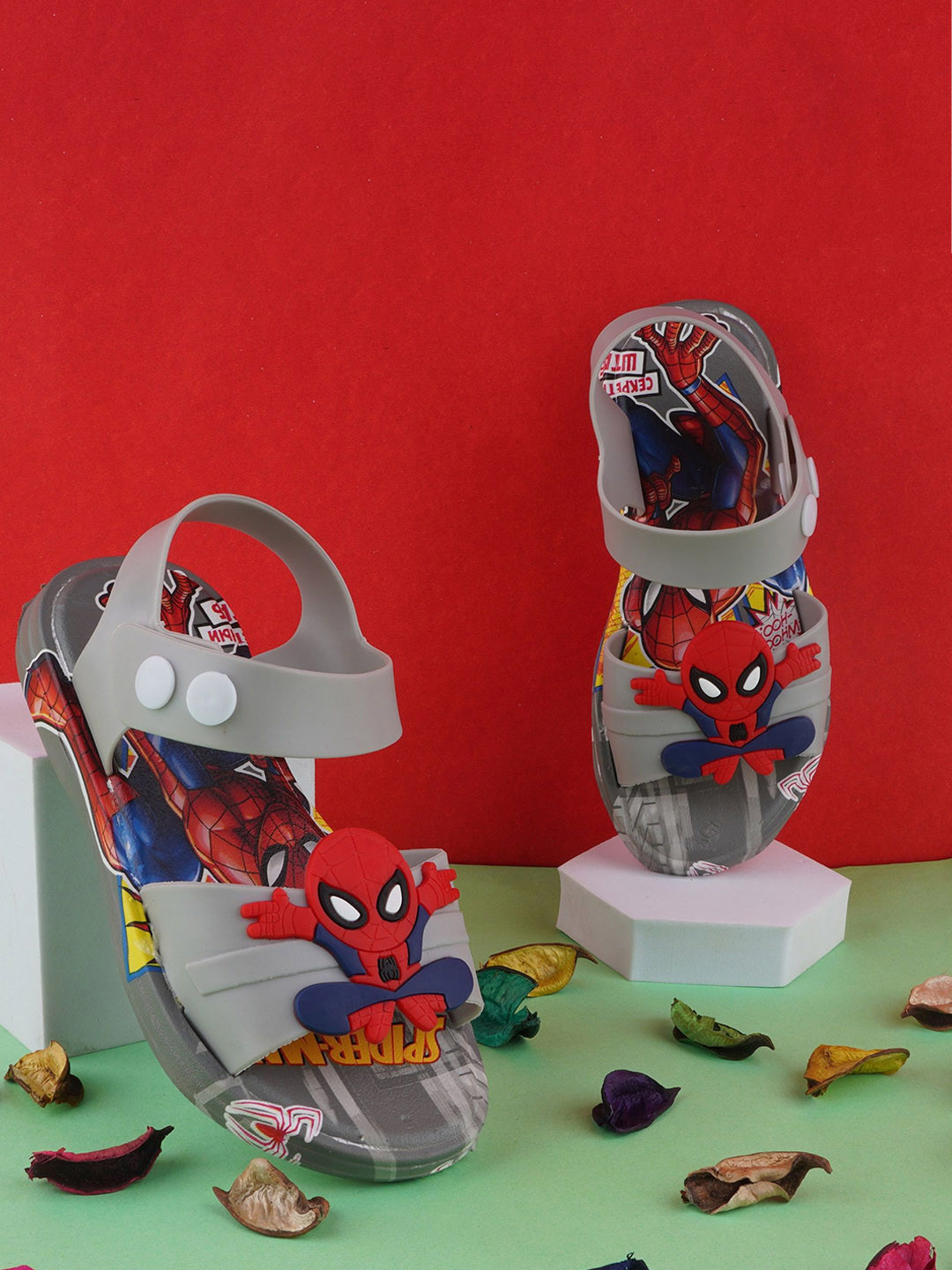 BAESD Kids Spider-Man Character Water Proof Sports Sandals