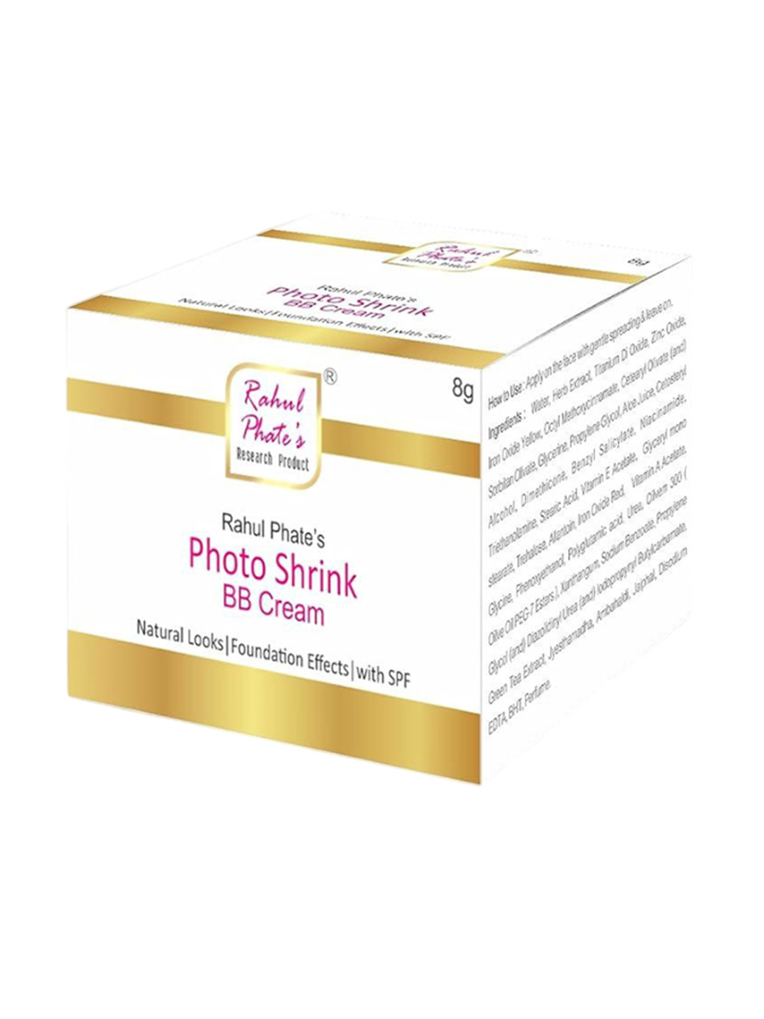 Rahul Phate Research Product BB Cream For Glowing Shiny Skin 8 Gm