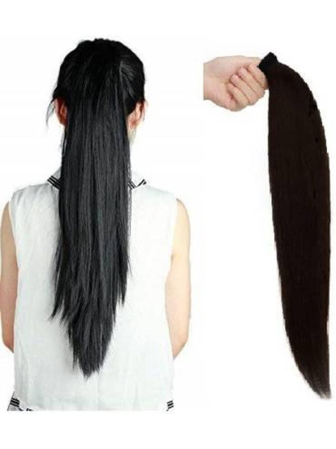 D-Divine Wig Natural looking Scale Ponytail Hair Extension-Black