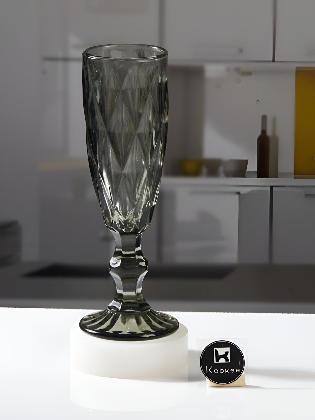 Kookee Black-toned  Crystal Wine Glass - 150ml