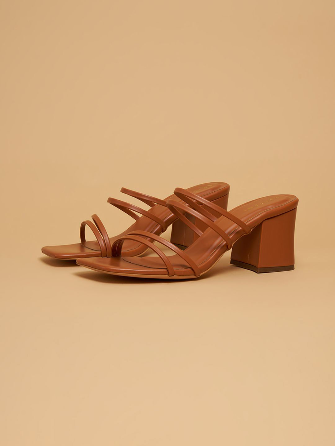 ERIDANI Julian Wide Strappy Heels