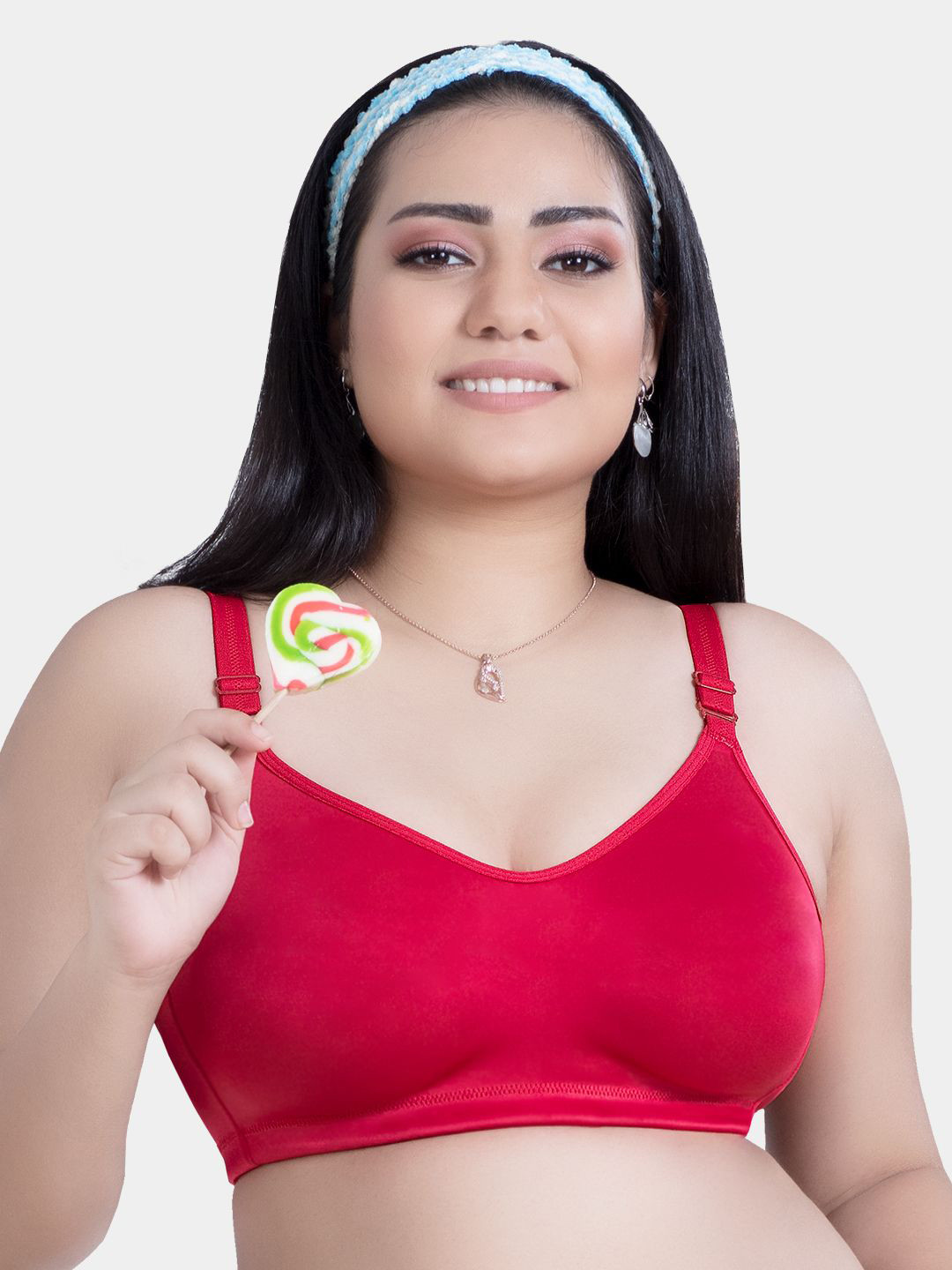 Trylo Superfit Cotton Fabric Non-Padded Non-Wired Seamless T-Shirt Bra