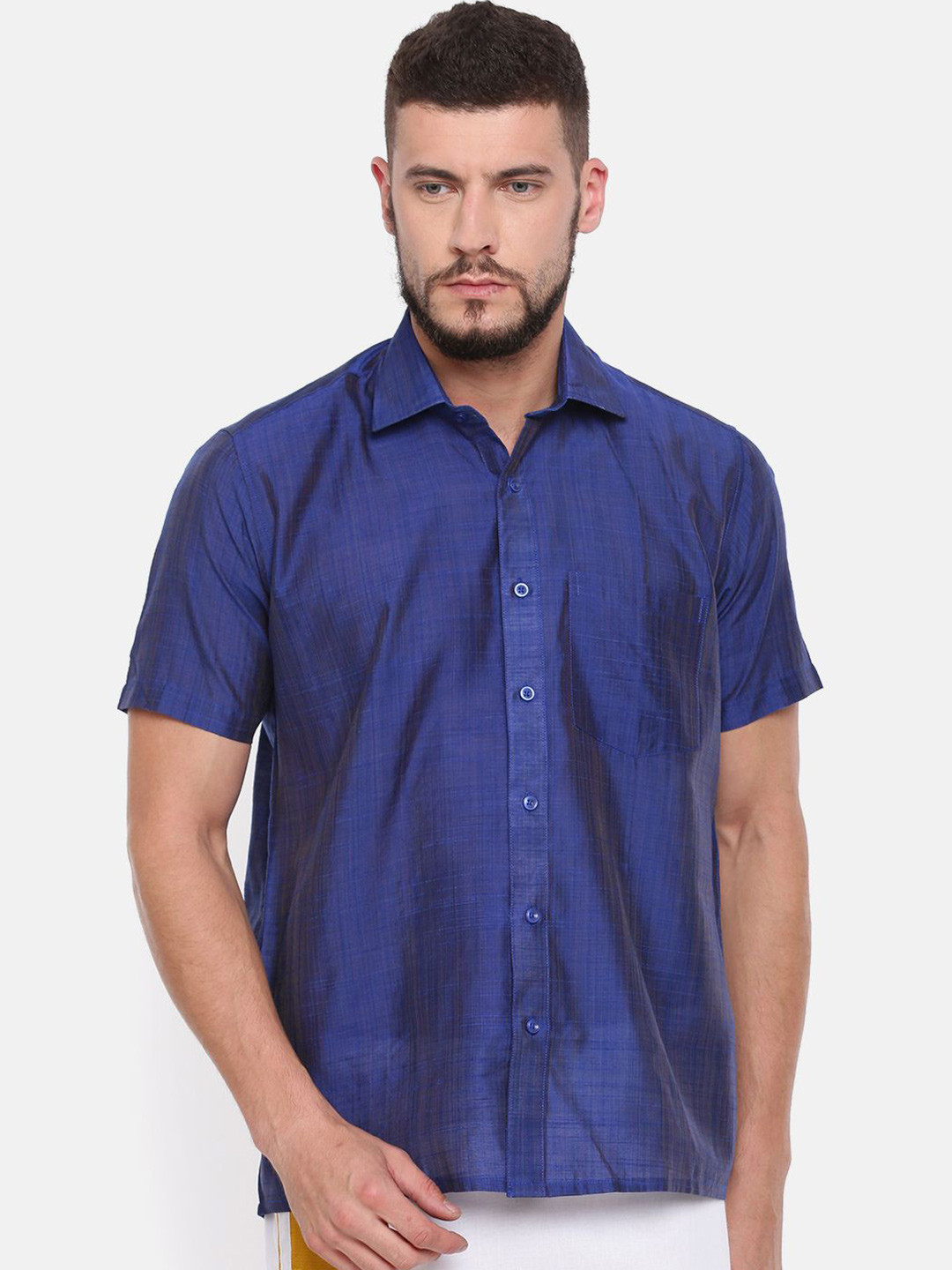 Cross Court Men Opaque Party Shirt