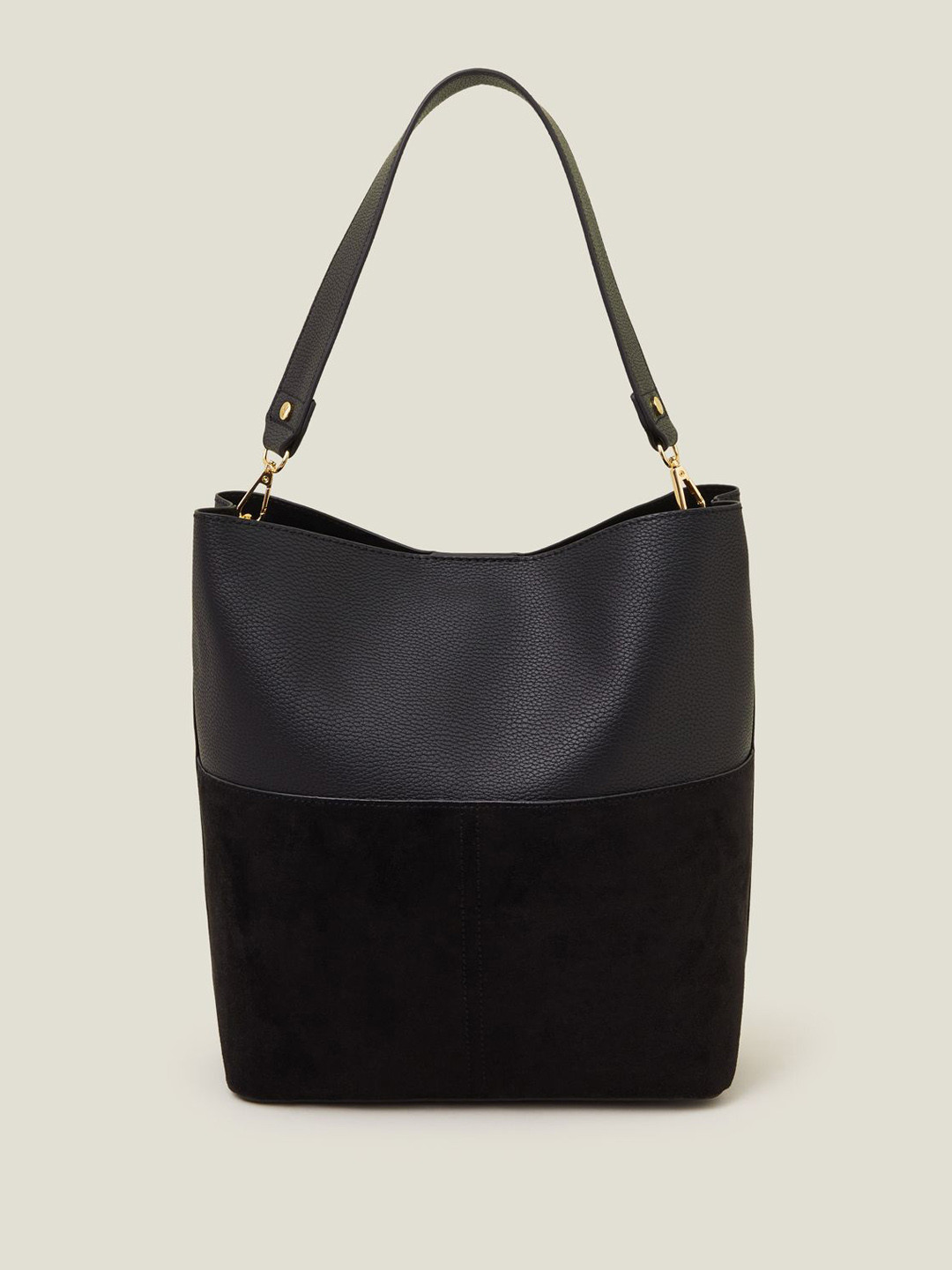 Accessorize Women Bucket Shoulder Bag Black