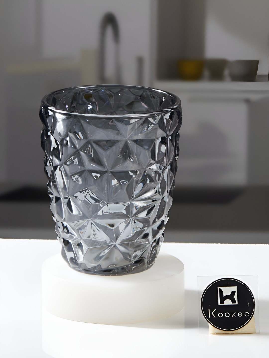 Kookee Black Crystal Drinking Glass 250ml