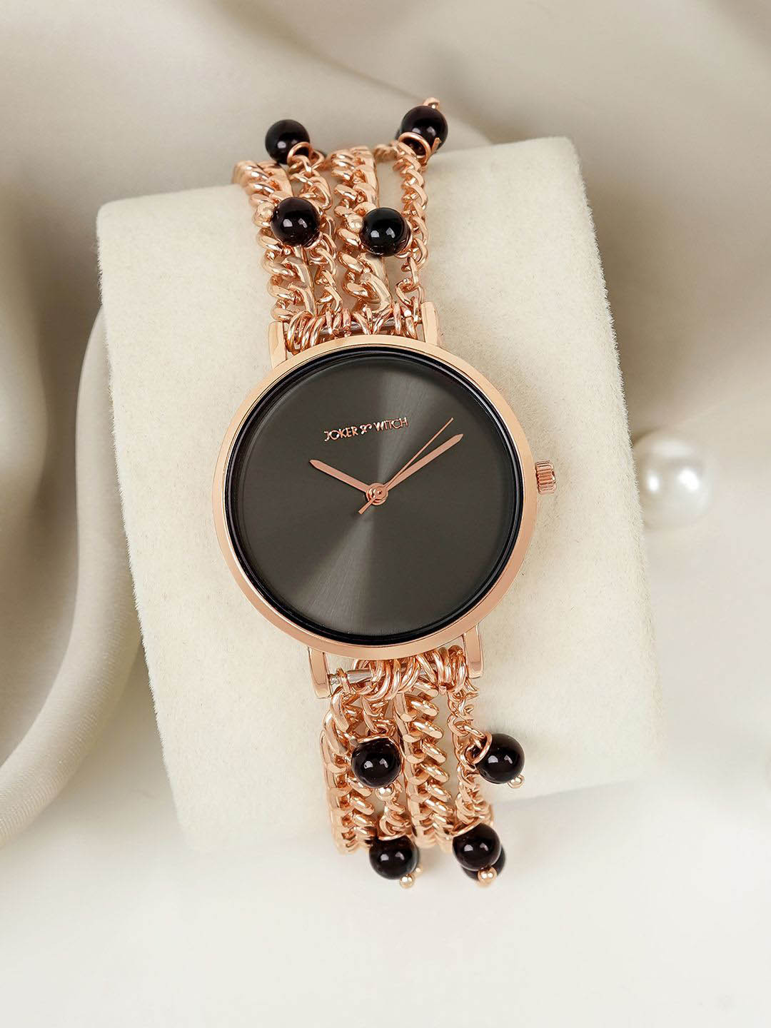 JOKER & WITCH Adaline Women Pearl Wrap Around Straps Analogue Watch AMWW810