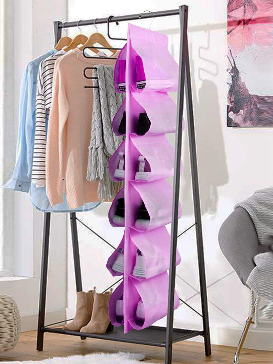 prettykrafts Pink Reusable Multi-Utility Organisers