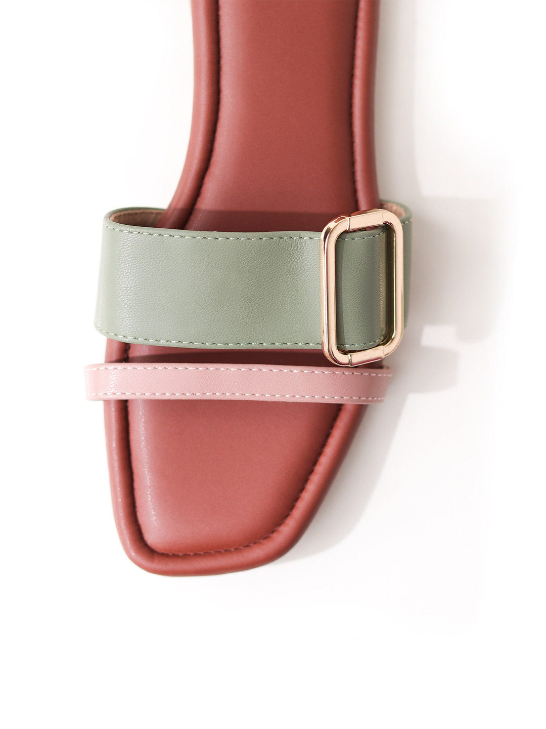 RIVR Women Embellished Open Toe Flats with Buckles