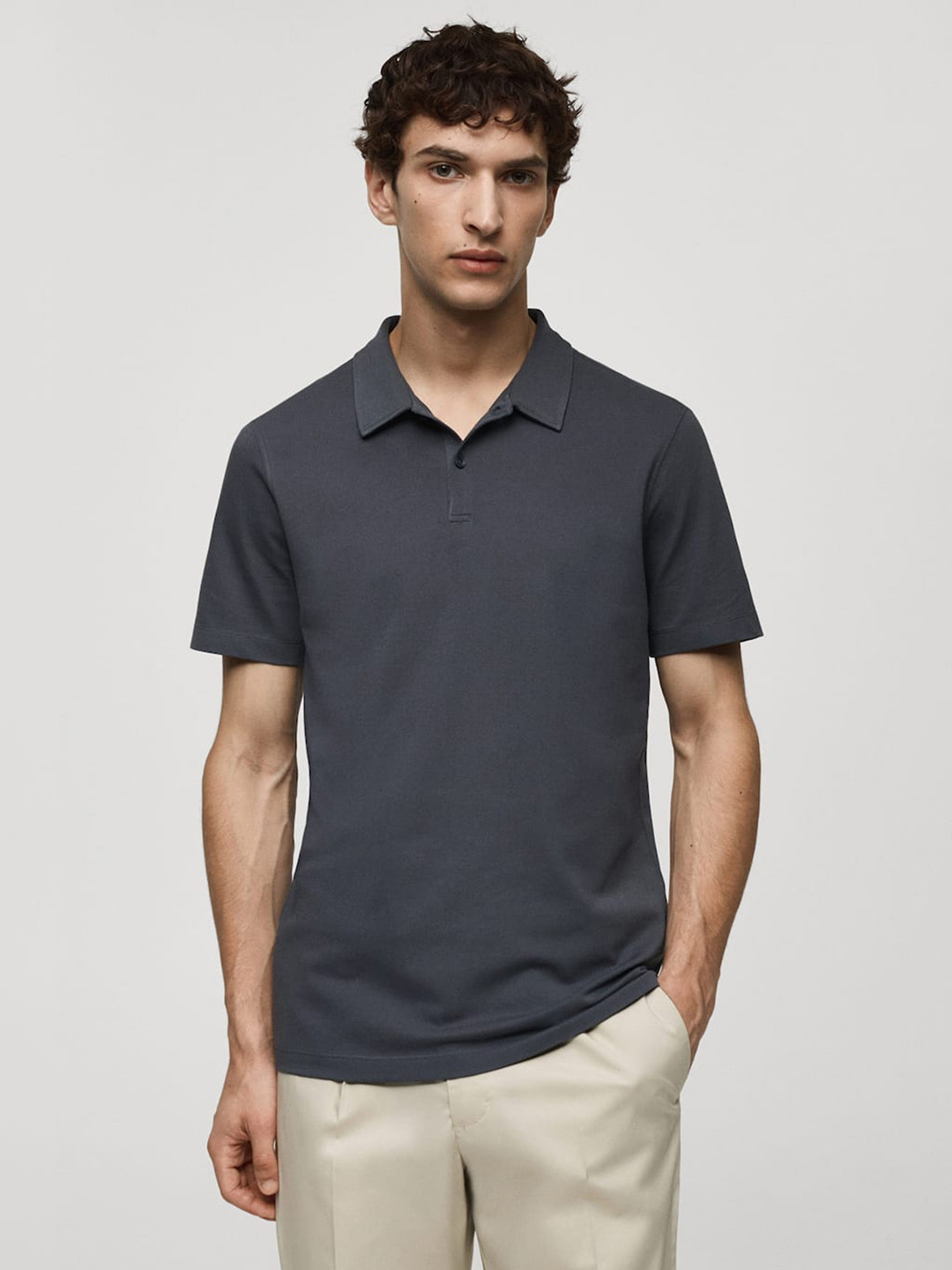 MANGO MAN Polo Collar Ezequi-I T-shirt