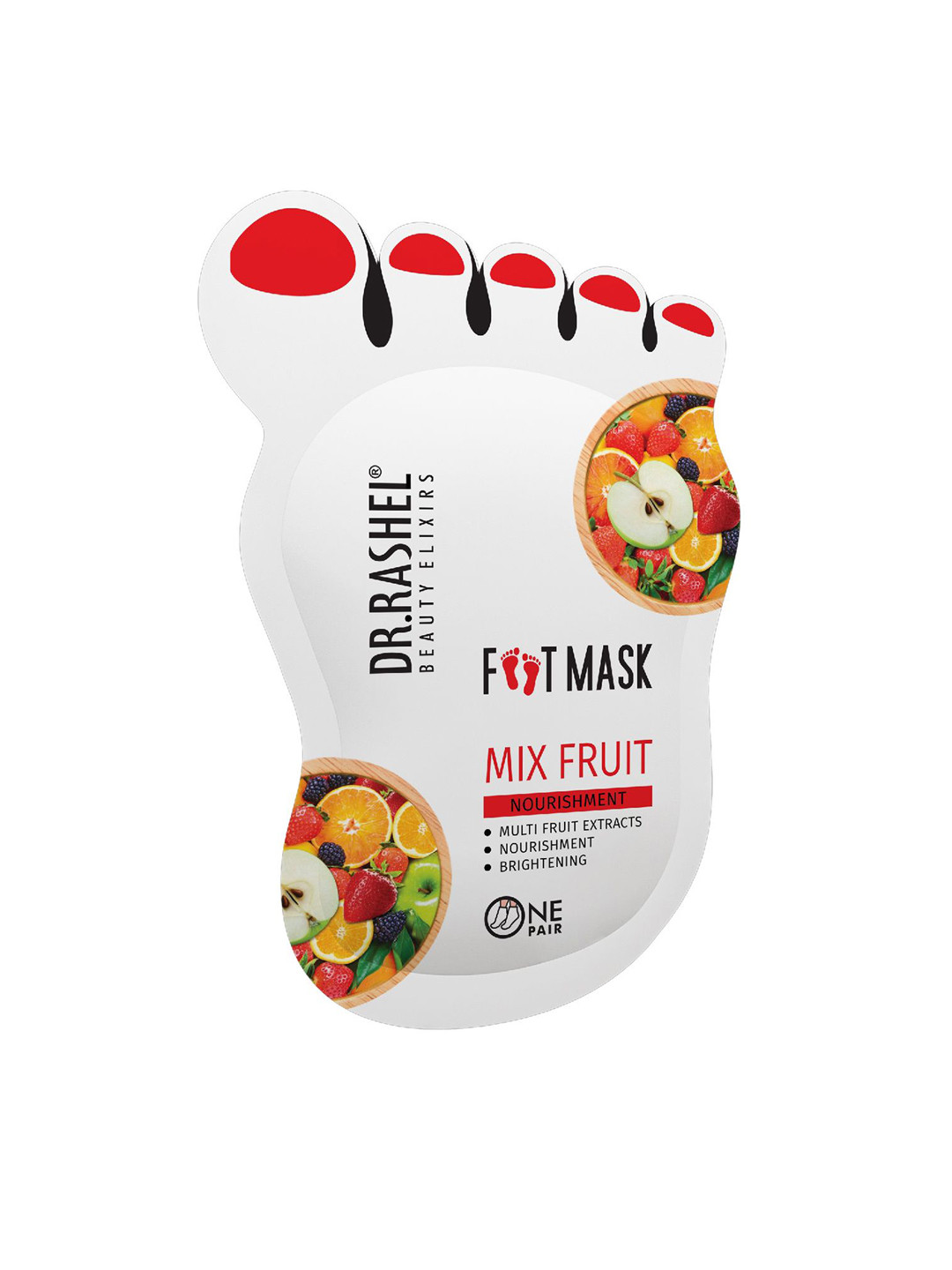 DR.RASHEL Mix Fruit Foot Mask for Nourishment - 20 g