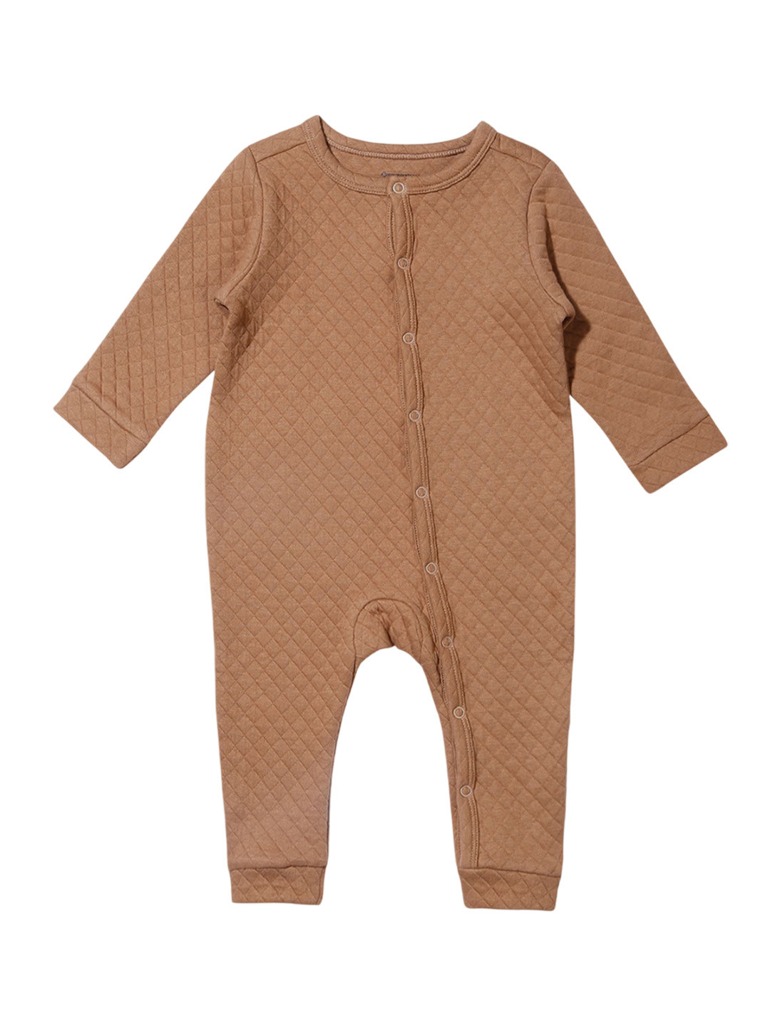 My Milestones Infant Boys Quilted Pure Cotton Romper