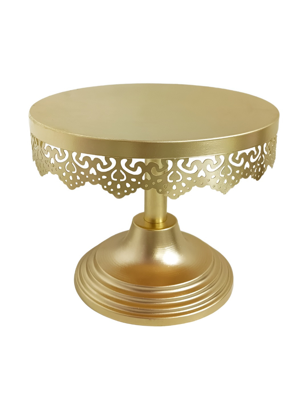 Extreme Karigari Gold-Toned Metal Cake Stand