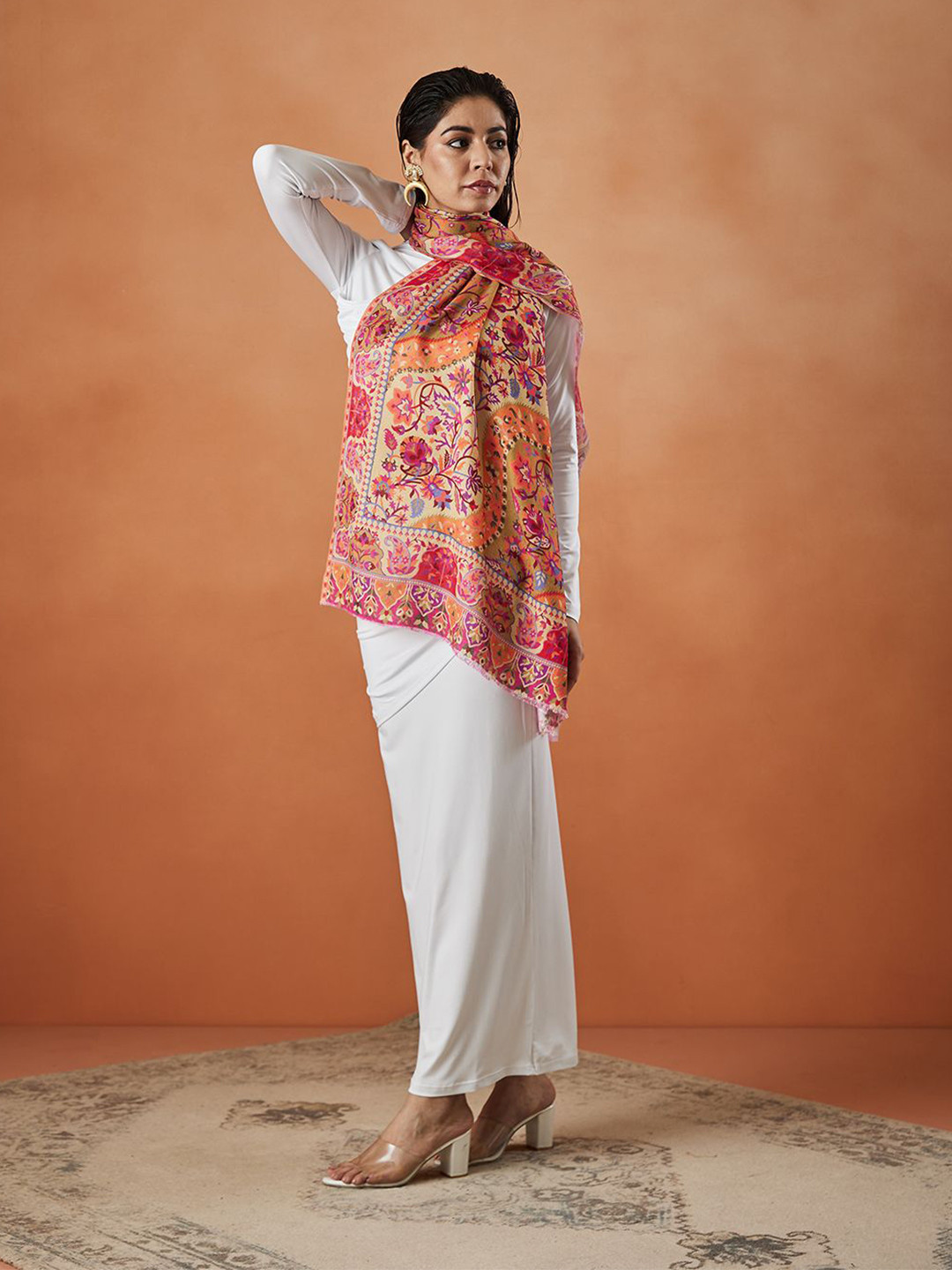 Pashmoda Women Ethnic Motifs Printed Stole