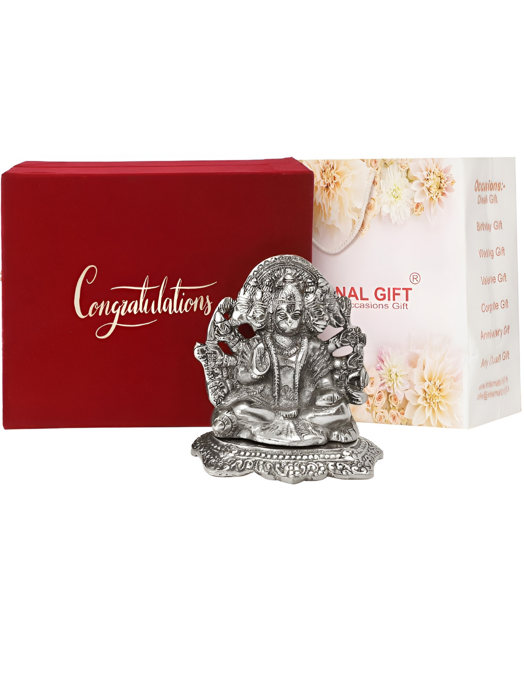 INTERNATIONAL GIFT Silver-Toned Religious Figurine Showpiece
