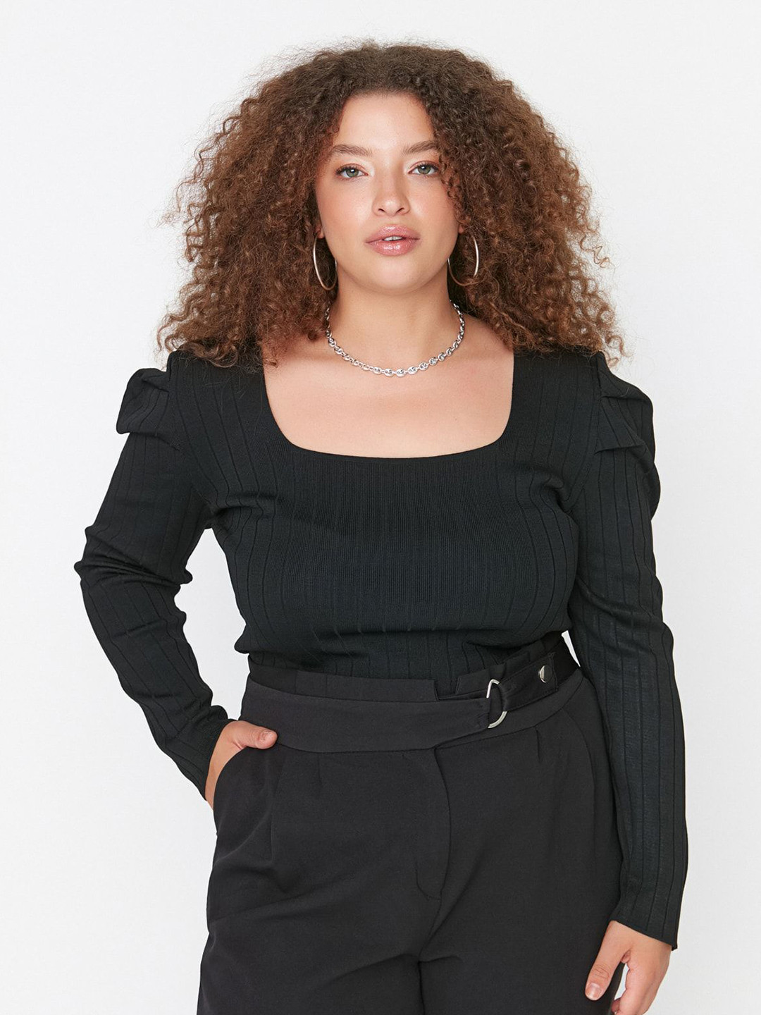 Trendyol Puff Sleeve Top