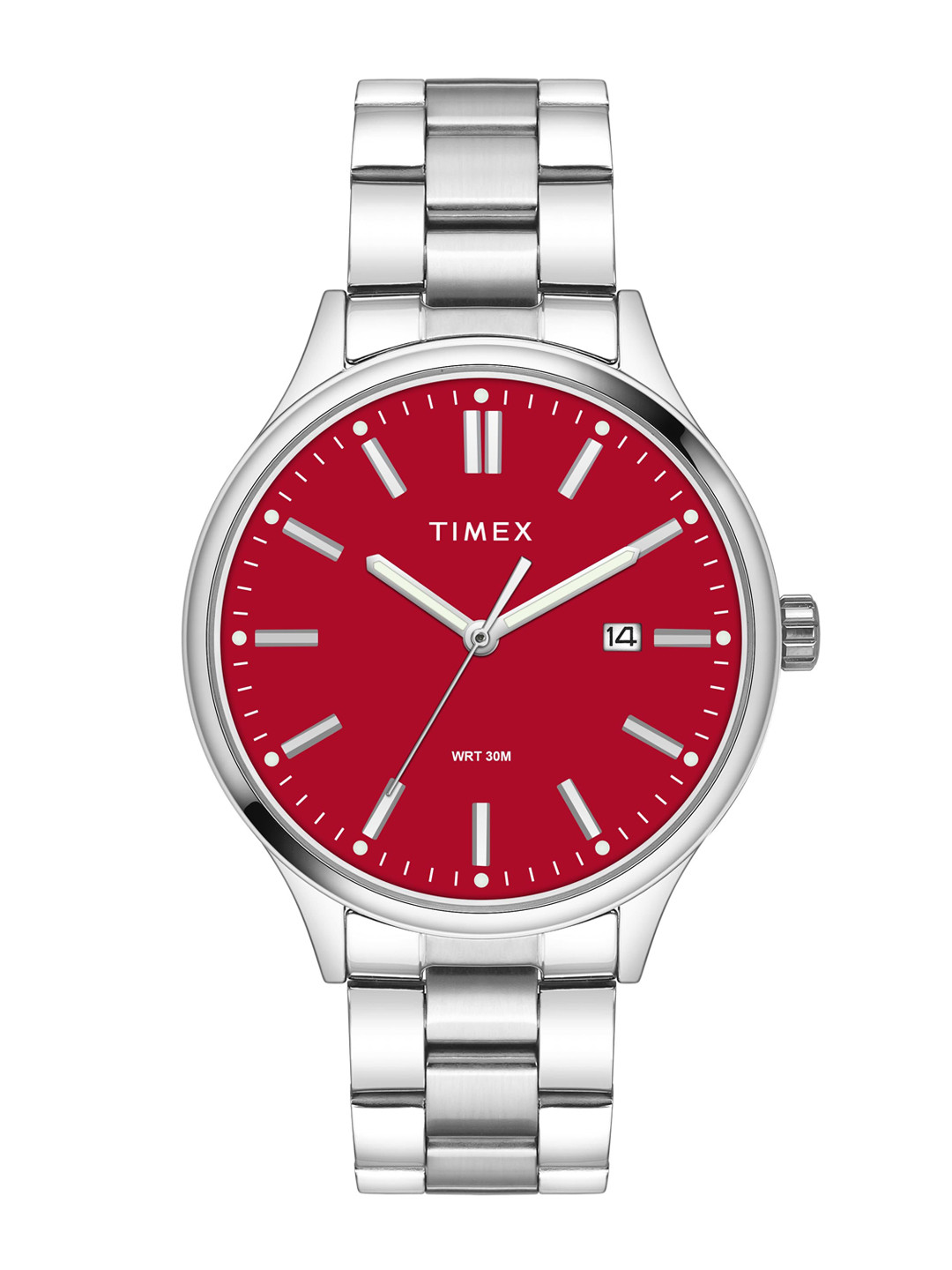 Timex Trendline Round 43mm Red Dial Analog Men Watch - TWEG18431
