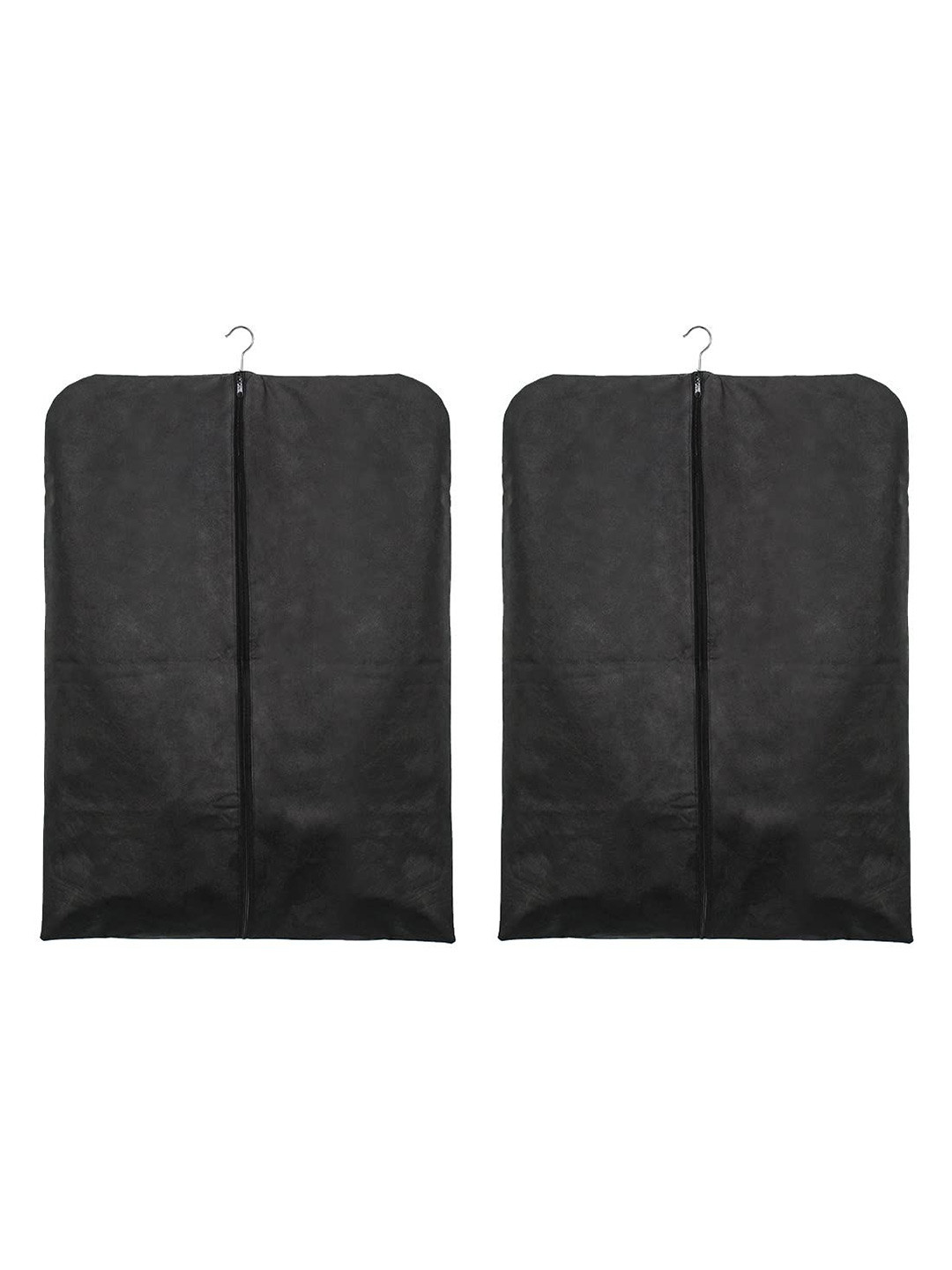 prettykrafts Black 2 Pieces Reusable Coat Cover Organisers