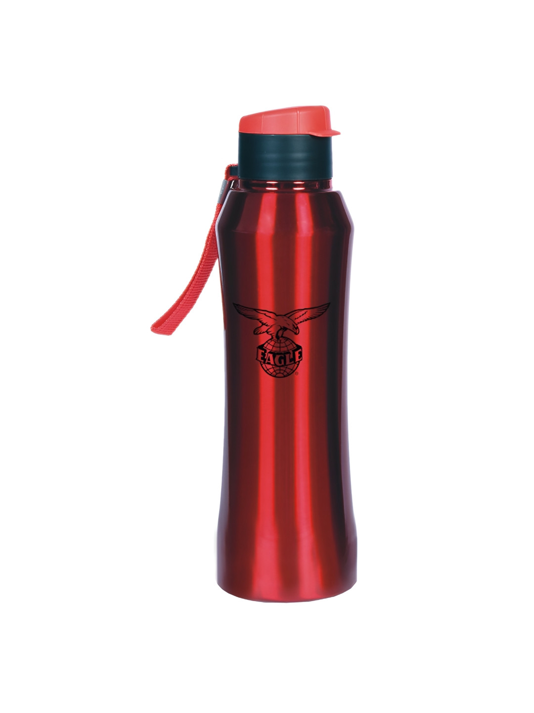 Eagle Frisk Red Brand Logo Stainless Steel Spill Proof Water Bottle - 1L