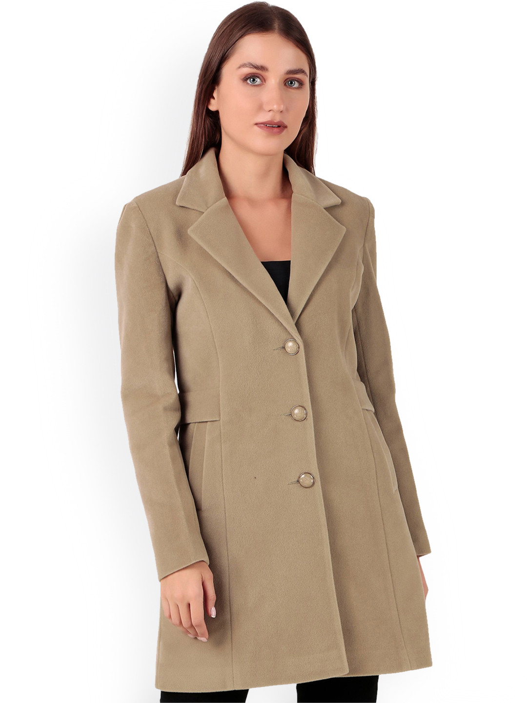 Brazo Single-Breasted Over-Coat