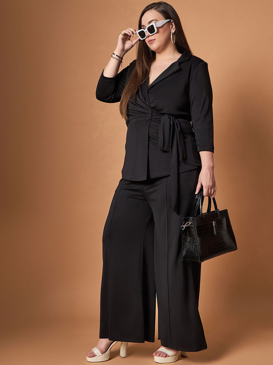 SASSAFRAS Curve Top With Trousers Co-Ords