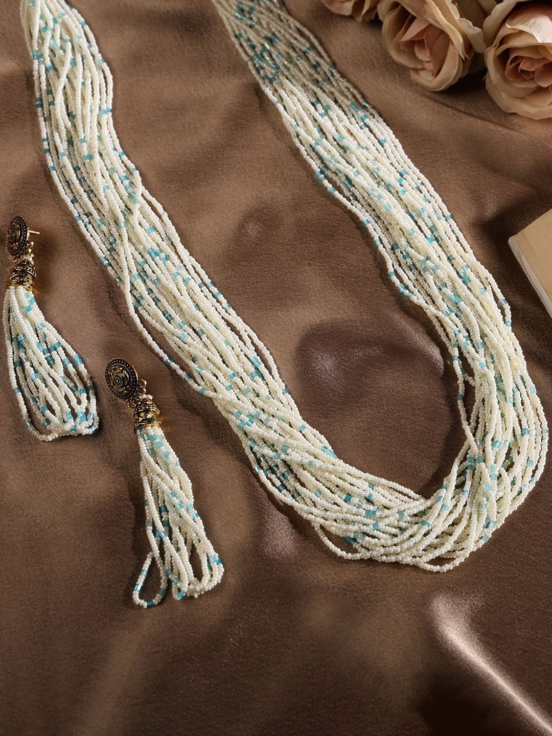 VENI 18KT Gold Plated Beaded Jewellery Set