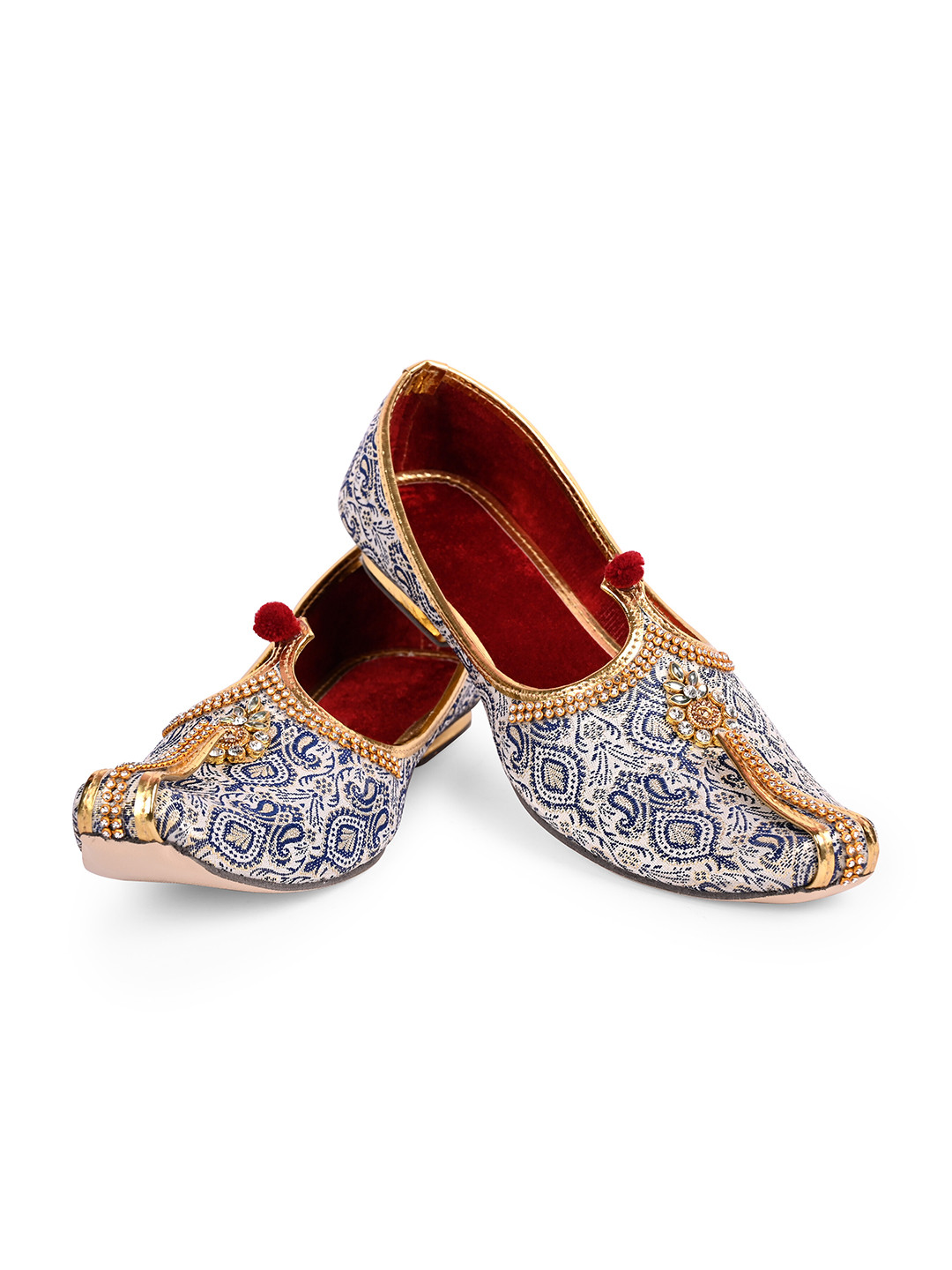ROYAL KHWAAB Men Printed Slip-On Sneakers