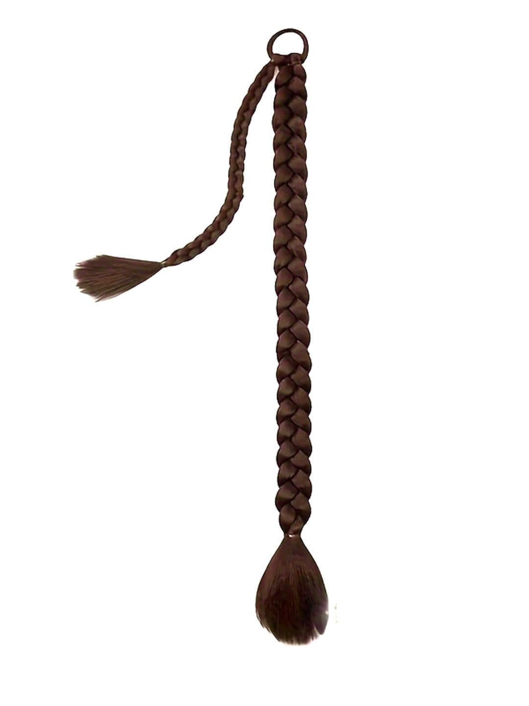 CHRONEX Wavy Chic Long Braided Ponytail -Natural Brown