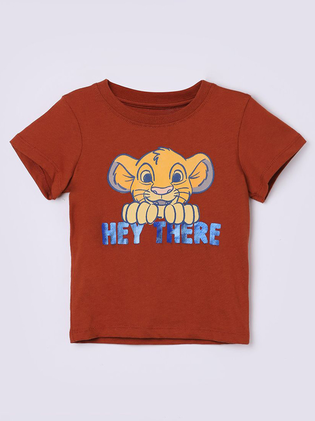 Juniors by Lifestyle Boys Disney Lion King Printed Round Neck Cotton T-shirt