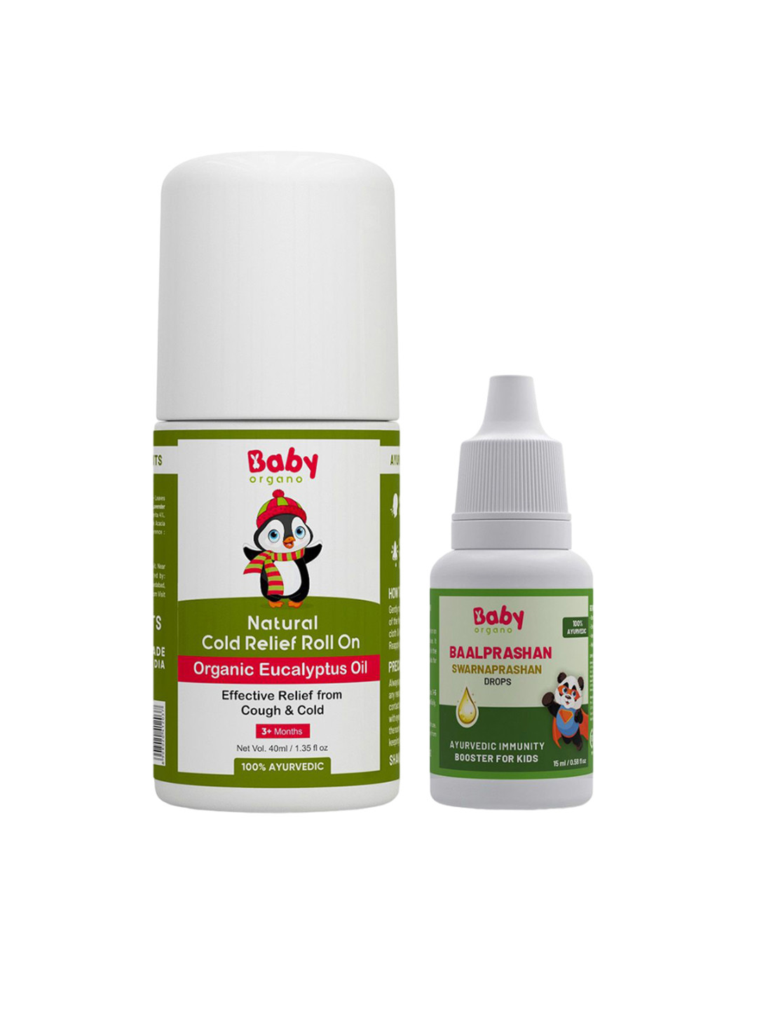 BABYORGANO Baal Prashan Swarnaprashan Immunity Booster 15ml & Rollon- 40ml