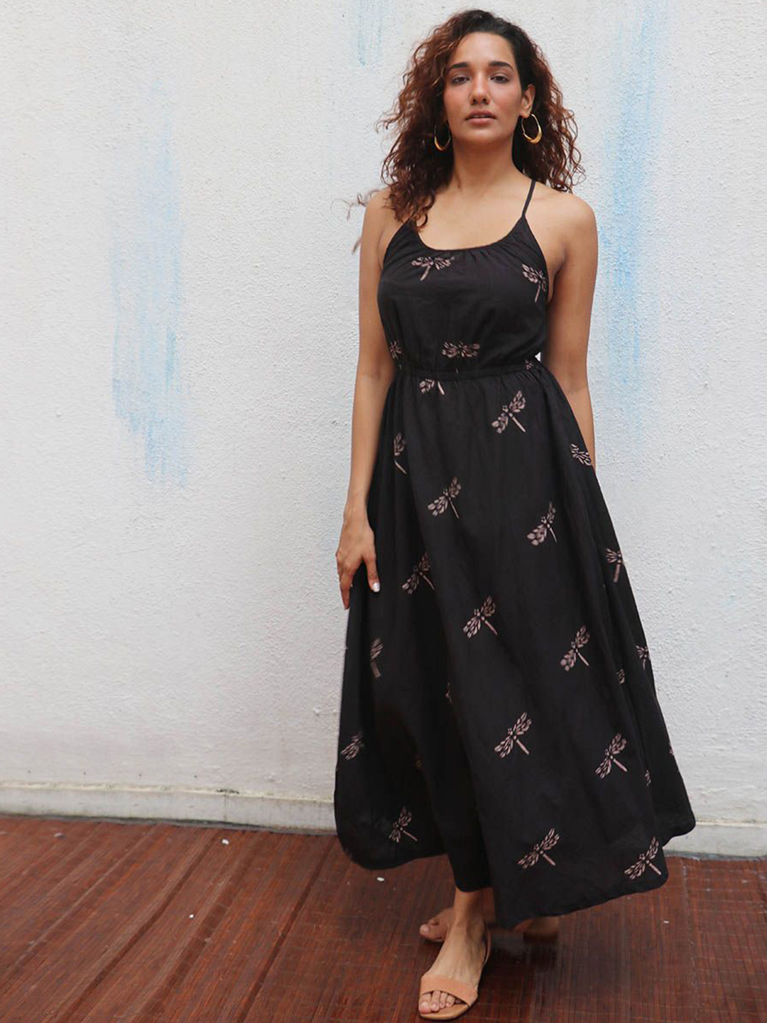 Chidiyaa Printed Cotton Maxi Dress
