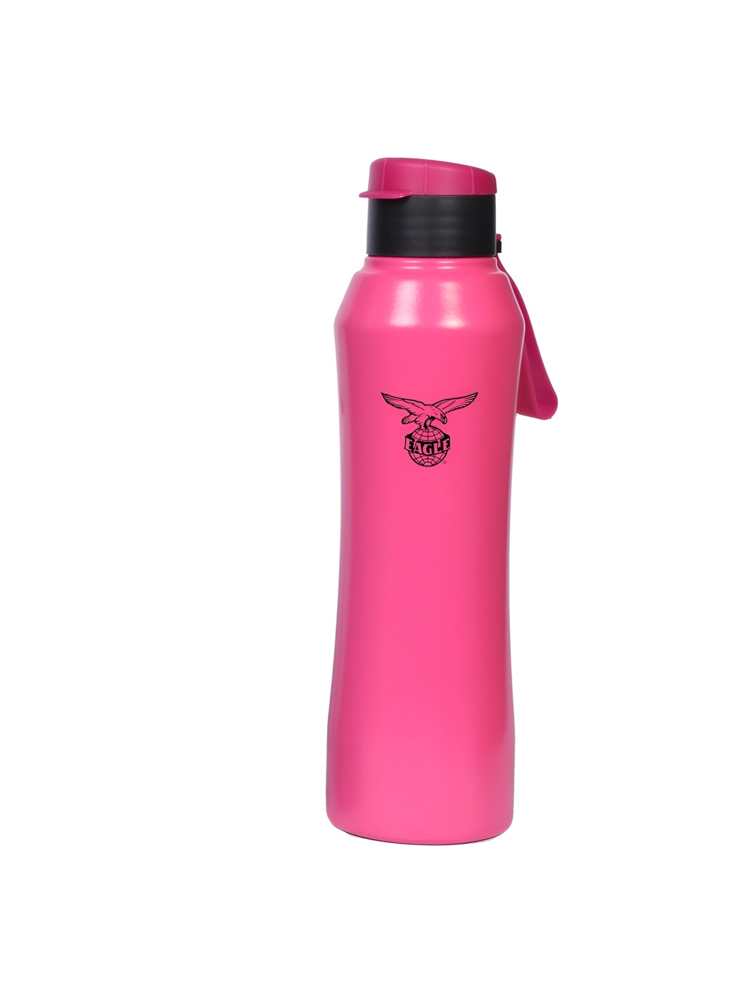 Eagle Frisk Pink Brand Logo Stainless Steel Spill Proof Water Bottle - 1L