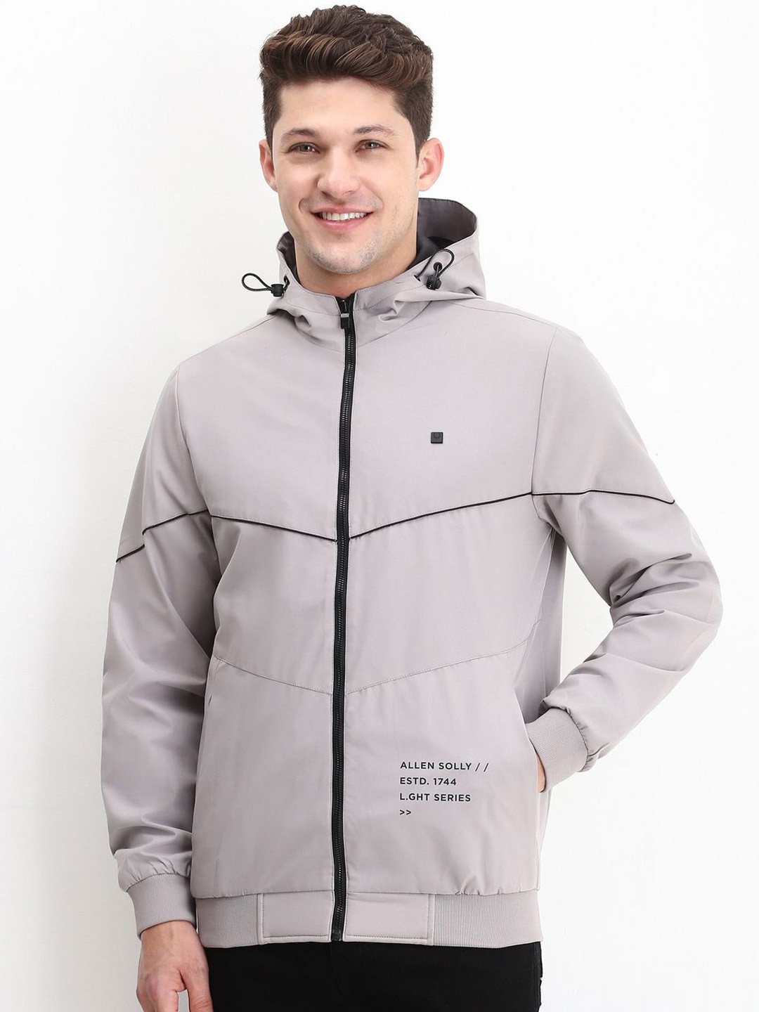 Allen Solly Men Hoodeded Parka Jacket