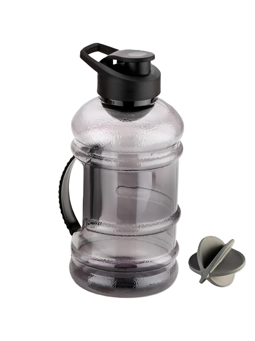 GROUPERS Black Wall Vacuum Leak-Proof Gym Water Bottle-1.5 L