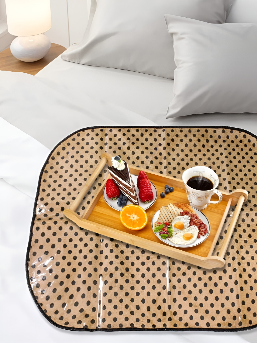 prettykrafts Beige Printed Table Placemat