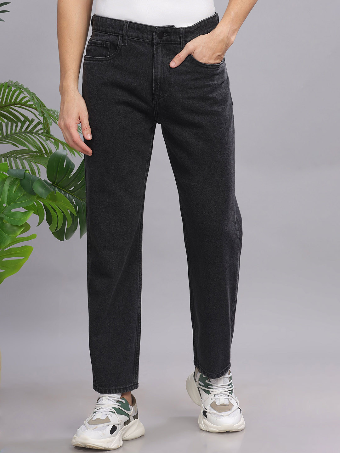 Mast & Harbour Men Comfort Relaxed Fit Heavy Fade Jeans